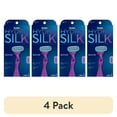 thumbnail image 1 of (4 pack) Schick Hydro Silk Moisture Women's Razor, 5-Blade Moisturizing Razor for Women, 1 Razor & 2 Razor Blade Refills, 1 of 9