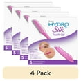 thumbnail image 1 of (4 pack) Schick Hydro Silk Touch-Up Multipurpose Exfoliating Facial Razor and Eyebrow Shaper, 5 ct, 1 of 8