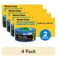 thumbnail image 1 of (4 pack) ScotchBlue Sharp Lines Painter's Tape, Blue, 0.94 in x 60 yd, 2 Rolls, 1 of 12