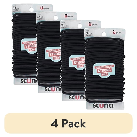 (4 pack) Scunci No Damage Elastics 36 Each