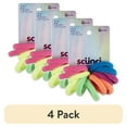 thumbnail image 1 of (4 pack) Scunci No-Damage Stretch Ponytail Holder Hair Ties, Multi-Color, 12 Ct, 1 of 8