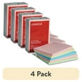 thumbnail image 1 of (4 pack) 100-Sheet Lined 4 in. x 6 in. Self-Stick Note Pads - Assorted Pastel Colors (5-Piece/Pack), 1 of 5