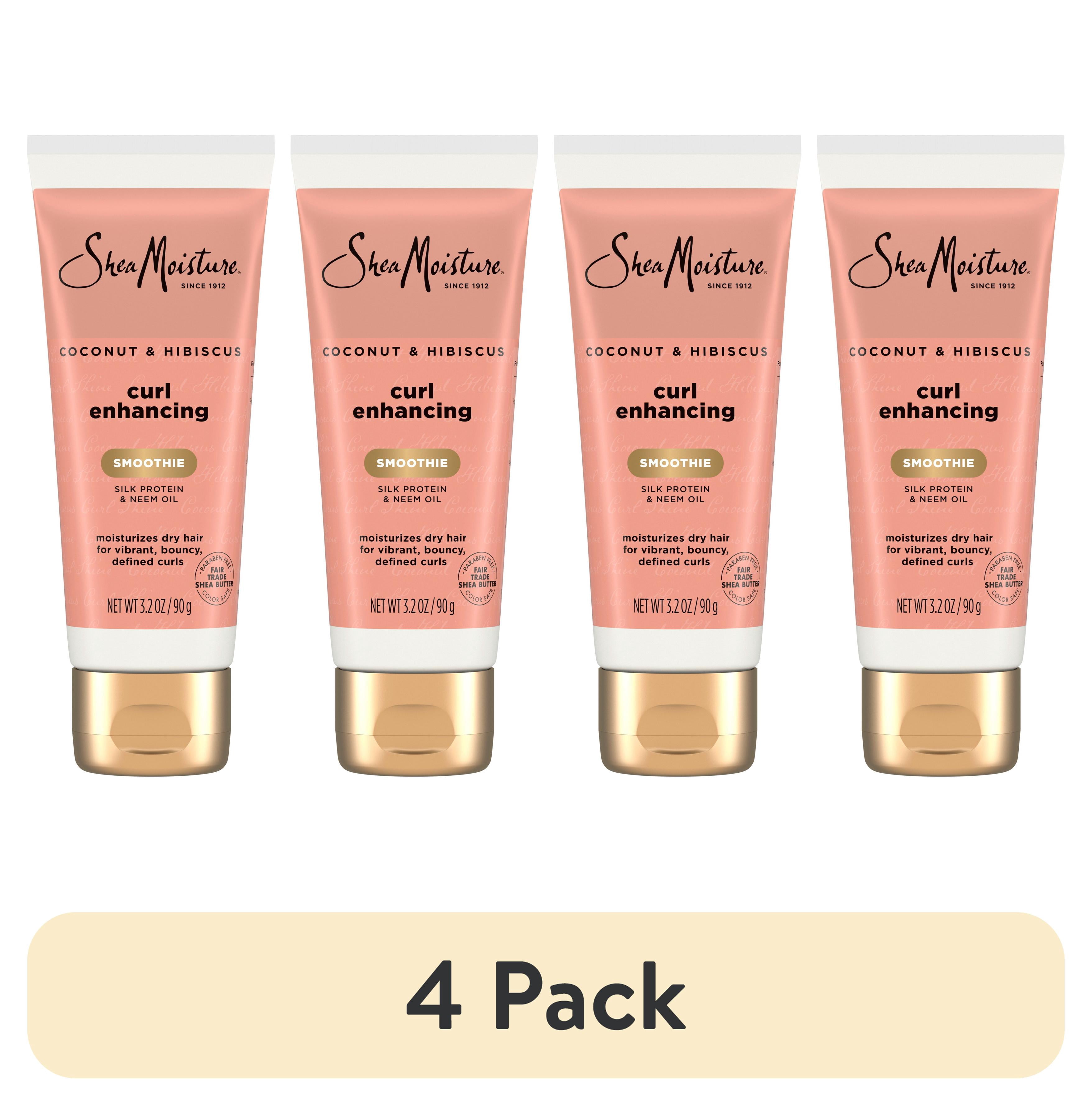 4 pack) SheaMoisture Coconut & Hibiscus Curl Enhancing for Thick