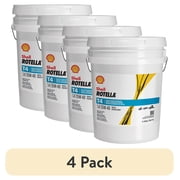 4 pack Shell Rotella T4 Triple Protection 15W-40 Diesel Engine Oil, 5 Gallon Pail