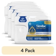4 pack Similac 360 Total Care Baby Formula Powder, Has 5 HMO Prebiotics, 20.6-oz Tub