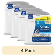 4 pack Similac 360 Total Care Baby Formula Powder, Has 5 HMO Prebiotics, 34-oz tub
