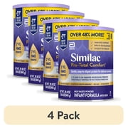 4 pack Similac Pro-Total Comfort Powder Baby Formula, 29.8-oz Value Can