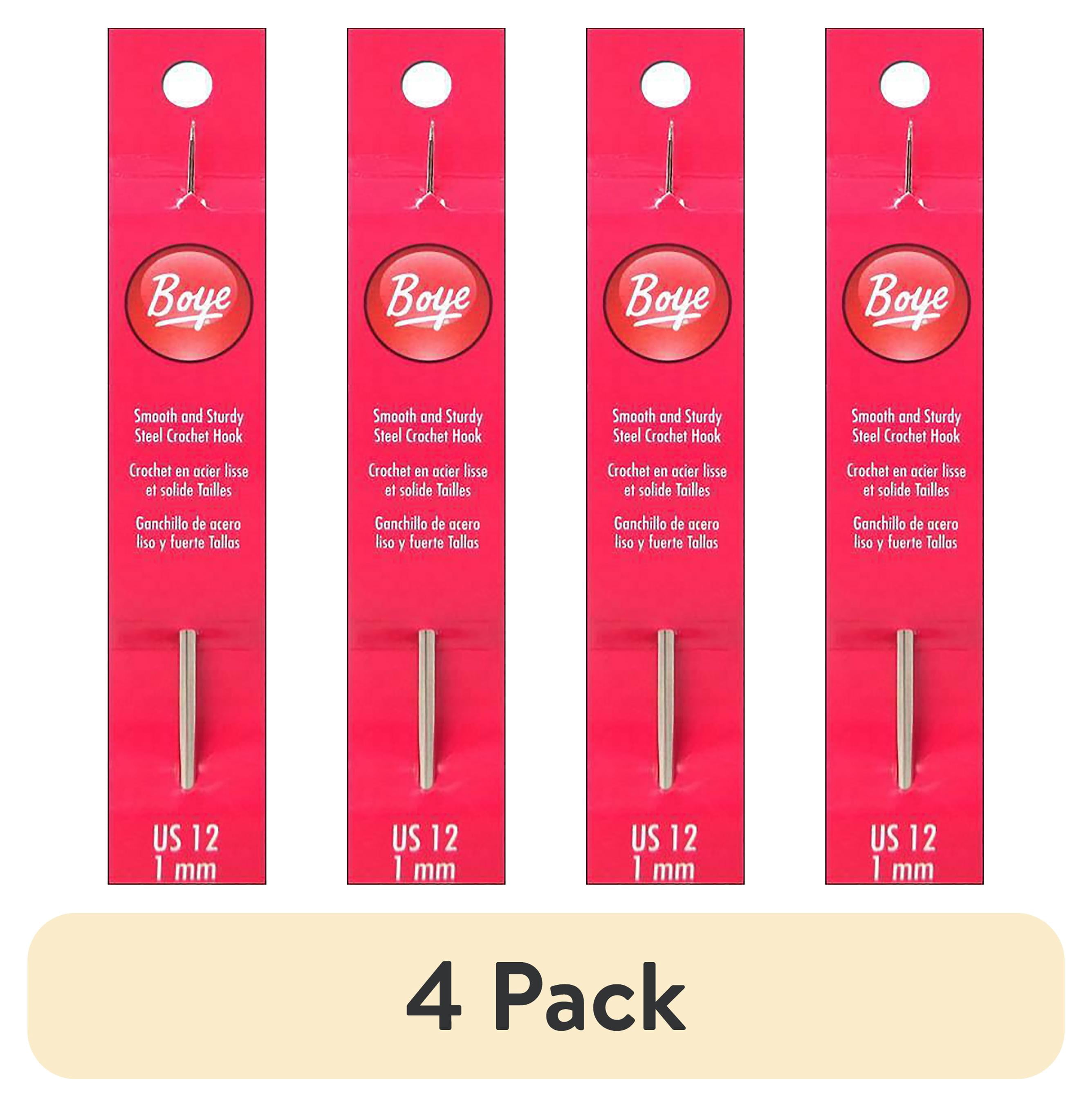 (4 pack) Simplicity Boye Crochet Hook 5 in Size 12