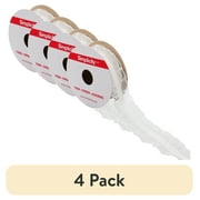 (4 pack) Simplicity Trim, White 1 inch Double Sheer Ruffled Elastic Trim Great for Apparel, Home Decorating, and Crafts, 3 Yards, 1 Each