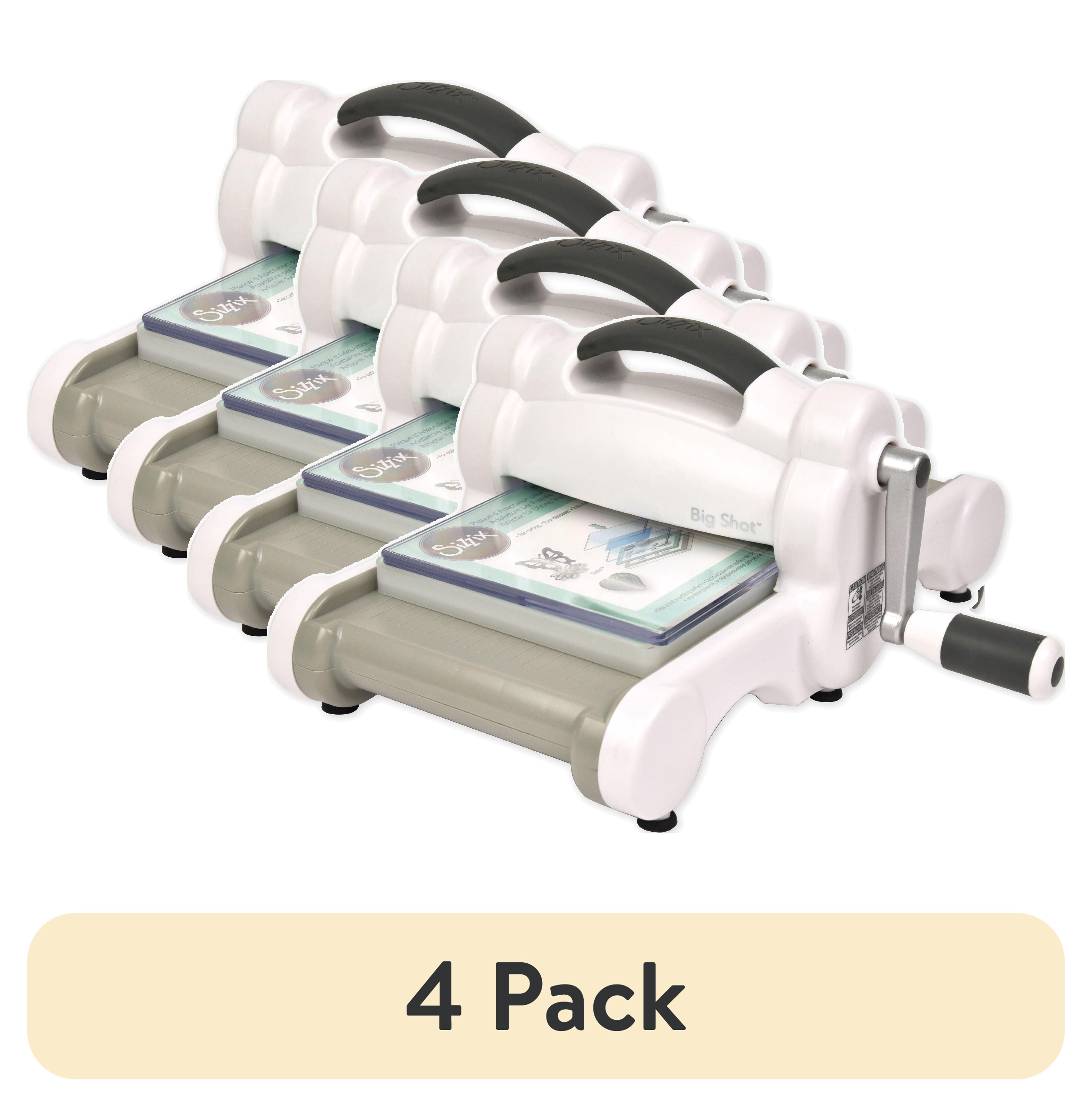 4 pack) Sizzix Big Shot Machine Only (White & Gray) with Standard