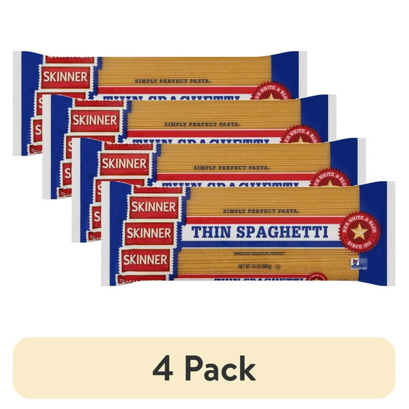 (4 pack) Skinner 24 oz Thin Spaghetti Pasta