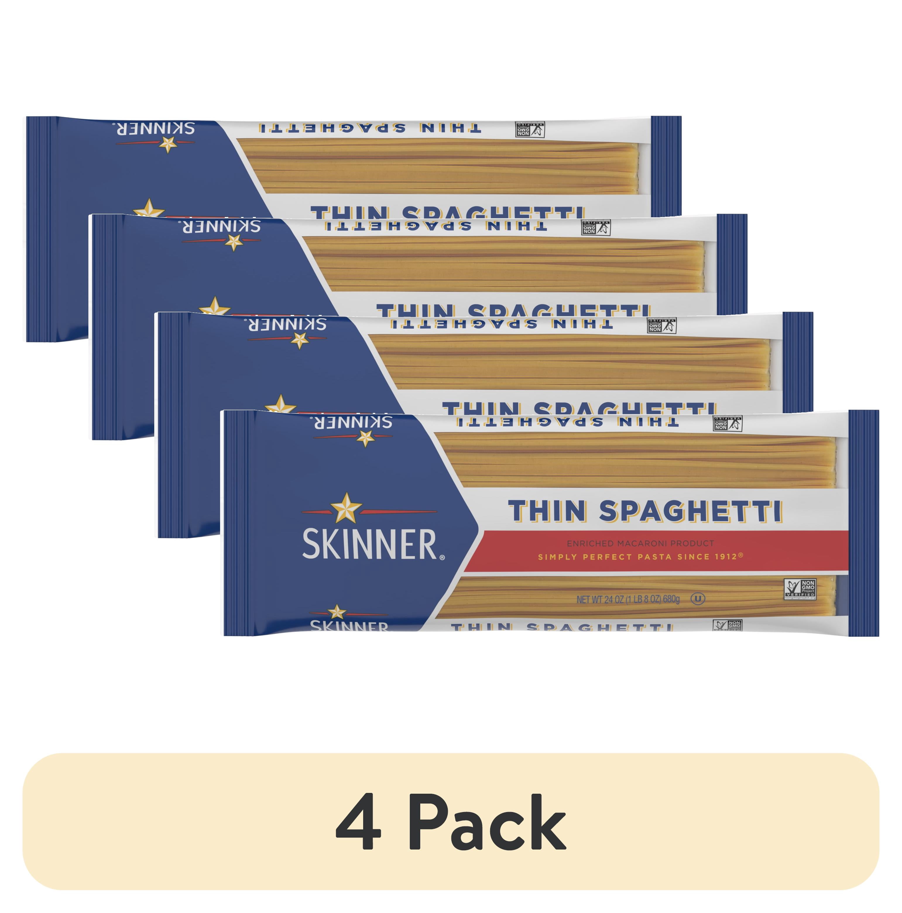 (4 pack) Skinner 24 oz Thin Spaghetti Pasta