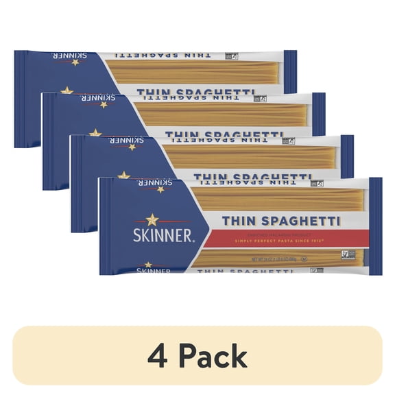 (4 pack) Skinner 24 oz Thin Spaghetti Pasta