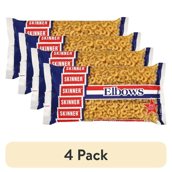 (4 pack) Skinner Elbows Macaroni, 12-Ounce Bag