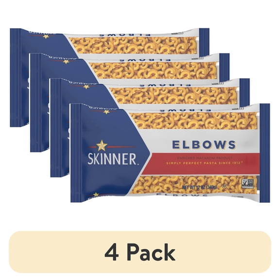 (4 pack) Skinner Elbows Macaroni, 12-Ounce Bag