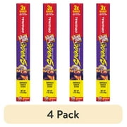 (4 pack) Slim Jim Savage Smoked Meat Sticks, Original Flavor, High Protein, Father's Day Gift, 3.0 oz.