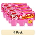 thumbnail image 1 of (4 pack) Snack Pack Pink STARBURST Flavored Juicy Gels Cups, 3.25 oz 6 Count, 1 of 10