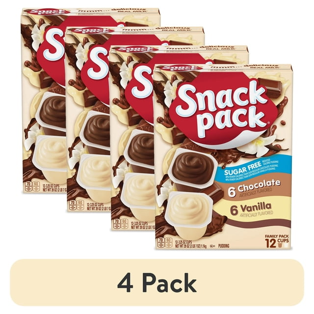 Snack Pack Zero Pudding 12ct - Walmart Business Supplies