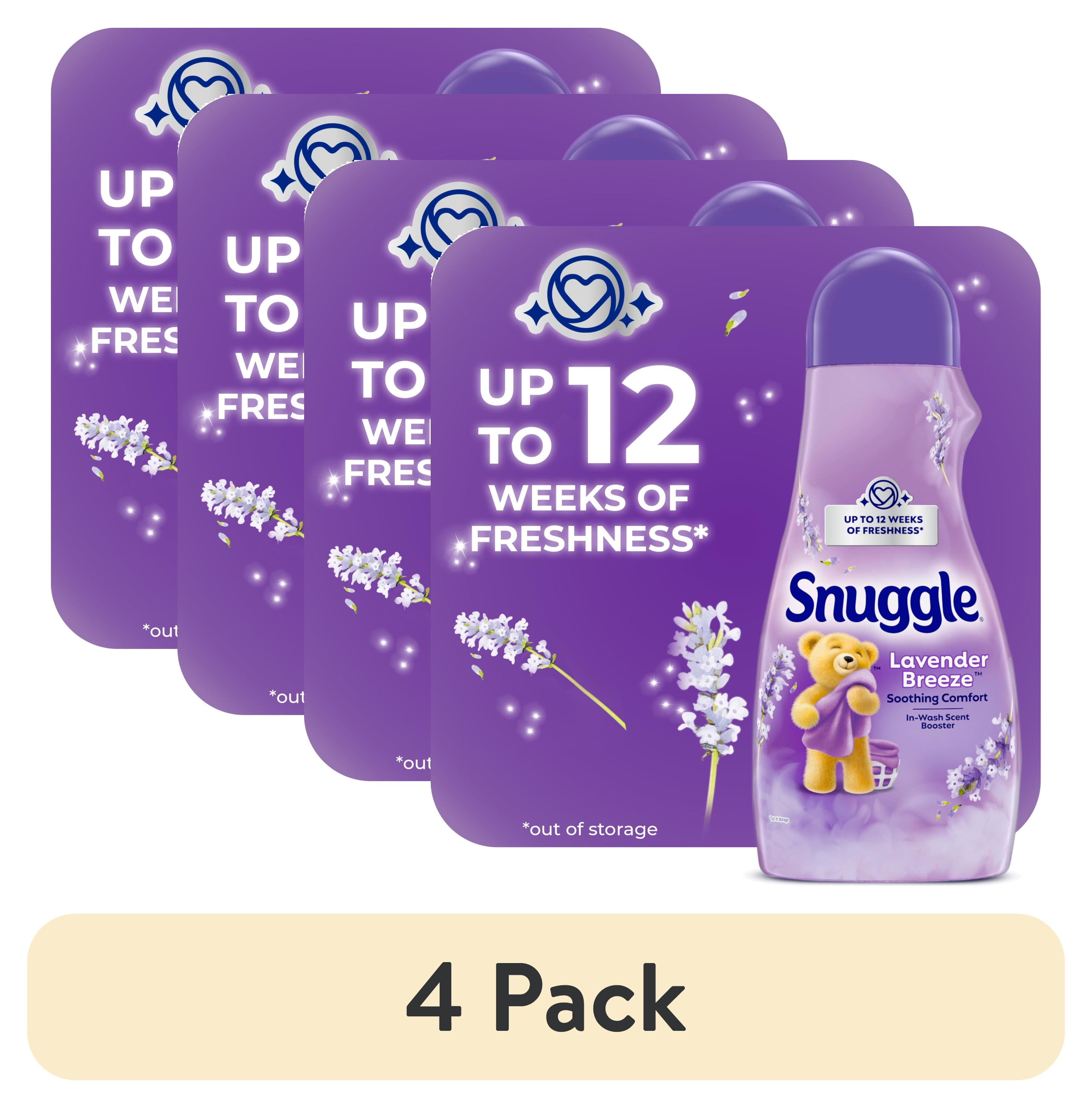 (4 pack) Snuggle Lavender Breeze Soothing Comfort Booster, 39 Ounce