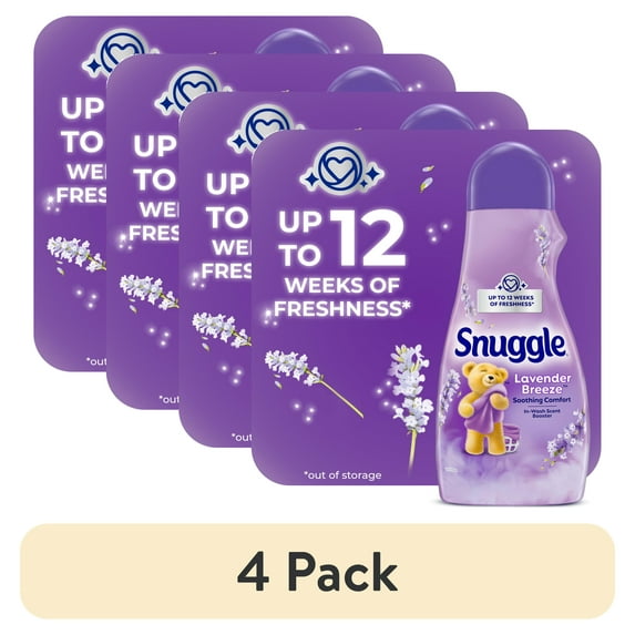 (4 pack) Snuggle Lavender Breeze Soothing Comfort Booster, 39 Ounce