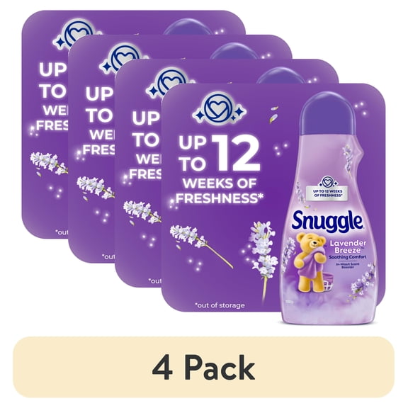 (4 pack) Snuggle Lavender Breeze Soothing Comfort Booster, 39 Ounce