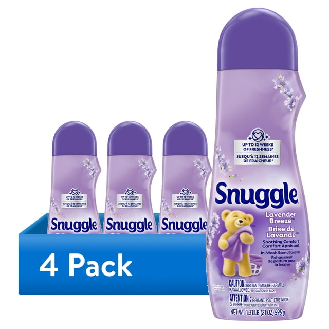 Soothin (4 pack) Snuggle Lavender Breeze Soothing Comfort Scent Booster, 21 ...