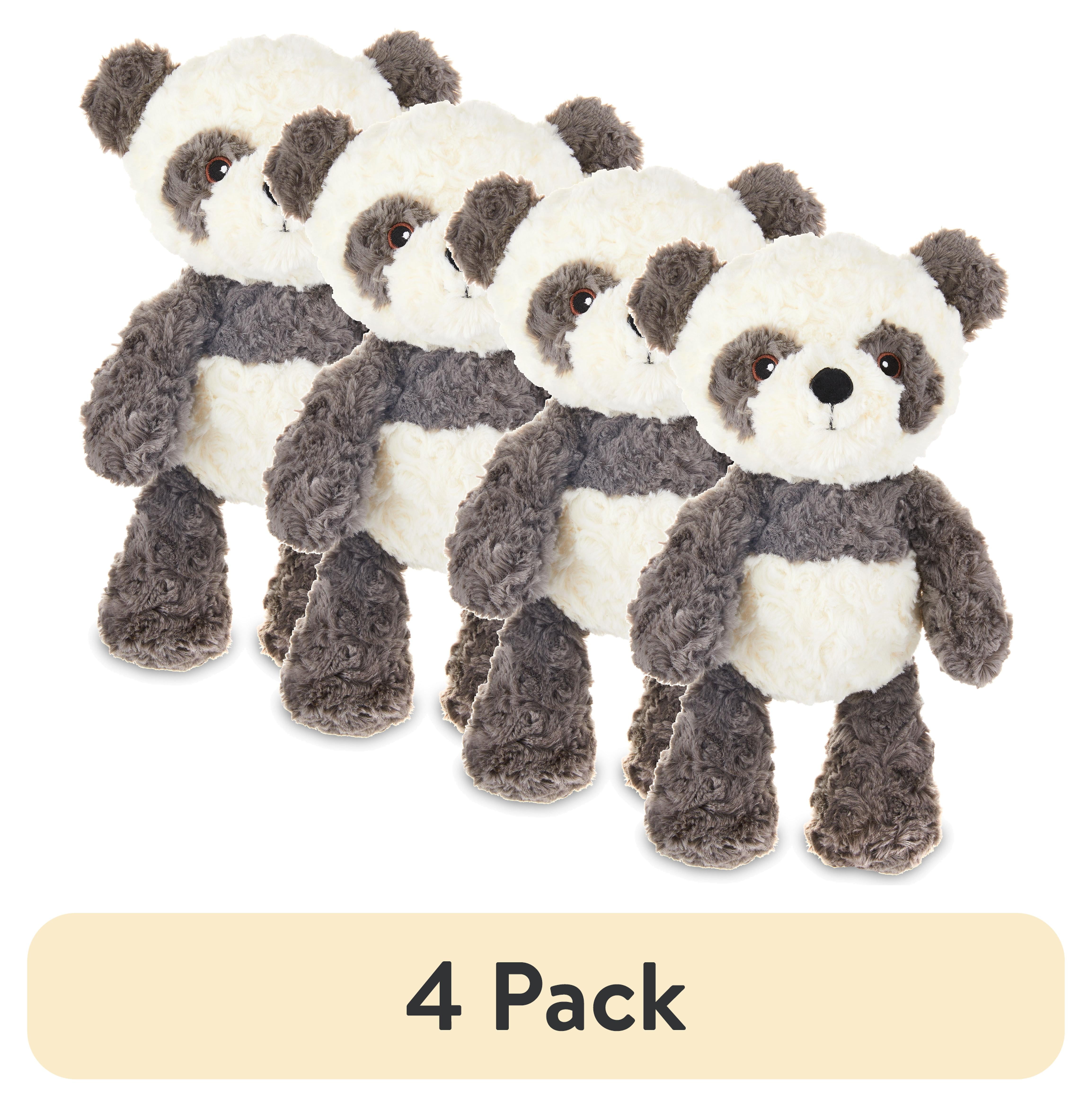 (4 pack) Spark Create Imagine Panda Plush, 10-inch, for all Ages
