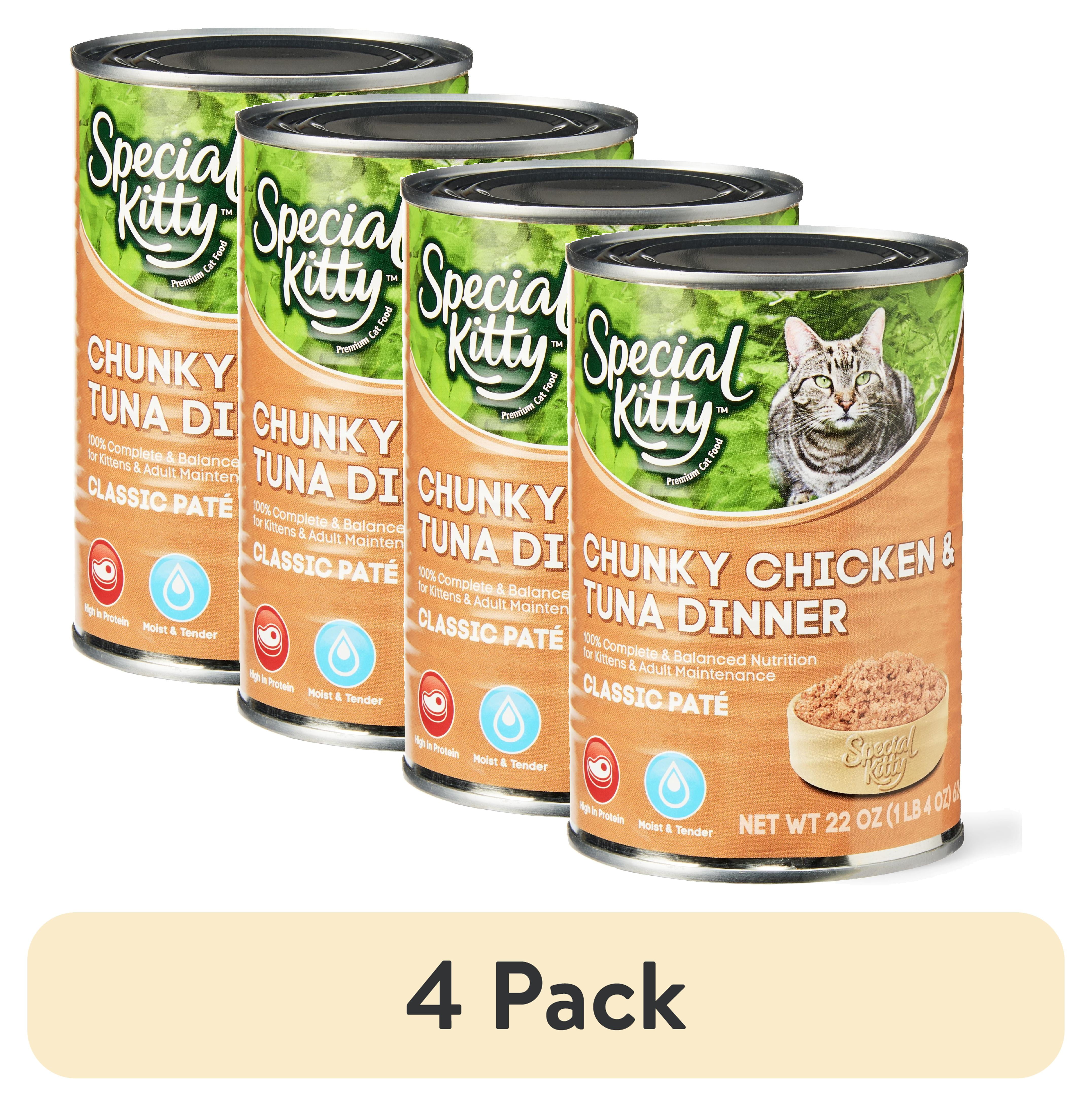 Special Kitty Chunky Chicken & Tuna Dinner, Classic Pate, 22 oz - Walmart .com