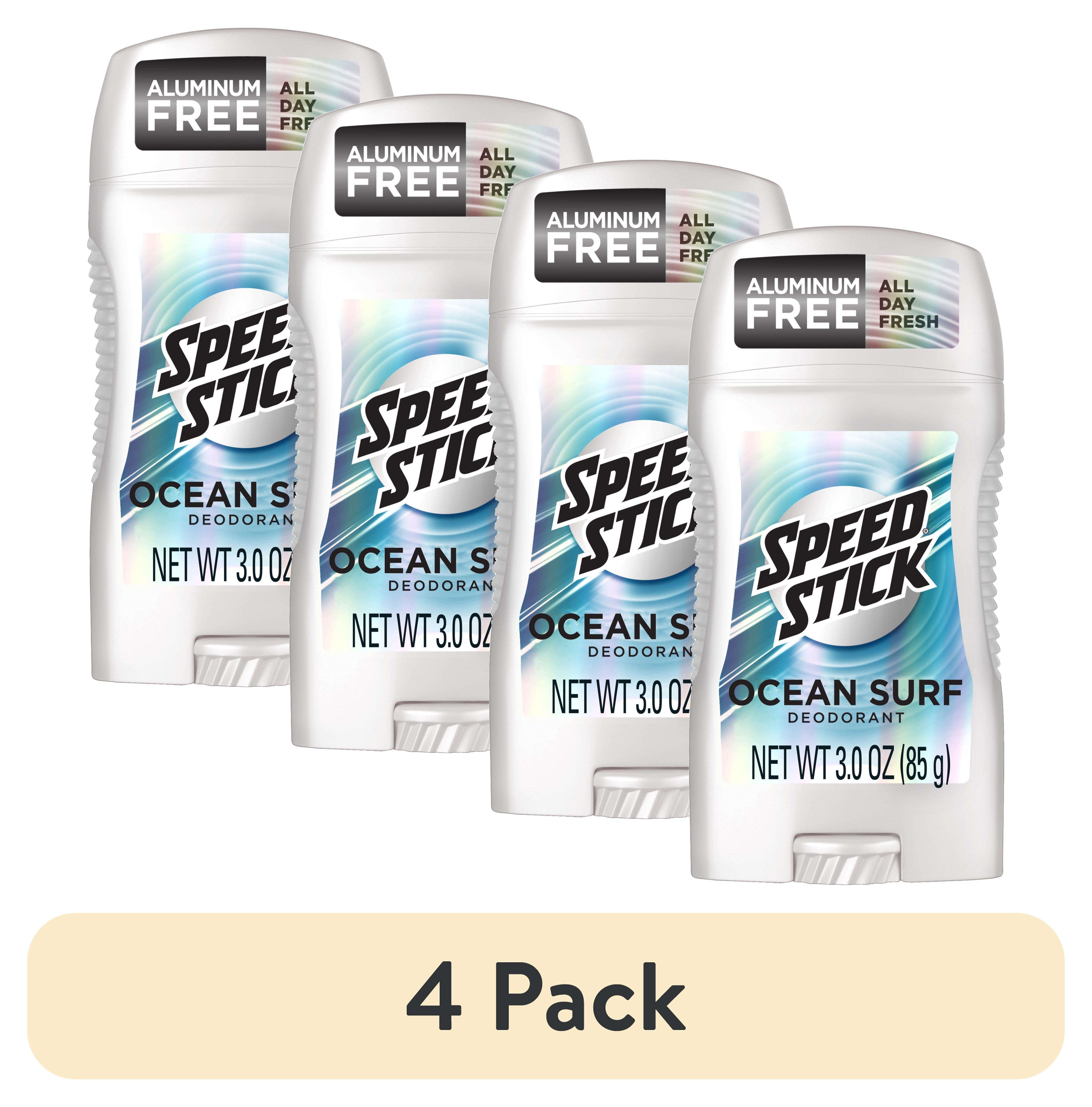 SOULD OUT∝ SEA STICK ∝ 5 pack) Speed Stick Clear Solid Deodorant, 24 HR, Ocean Surf, 3 OZ