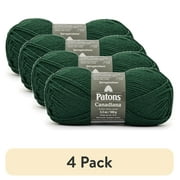 (4 pack) Spinrite Patons Canadiana Yarn - Solids-Ivy