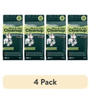 4 pack Sprinkle & Sweep - Dog, Puppy & Cat Pet Mess Cleanup & Odor Eliminator for Urine, Poo, Vomit, Hairballs | 12 oz | Up to 20 Cleanups per Bag