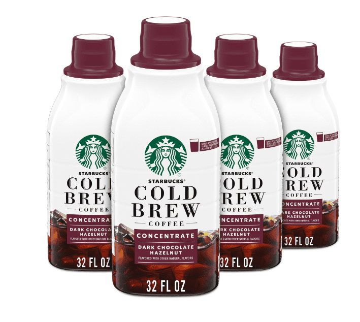 4 Pack Starbucks Dark Chocolate Hazelnut Naturally Flavored Bottled 4 Pack Starbucks Dark Chocolate Hazelnut Naturally Flavored Bottled Cold Brew Coffee Concentrate Drink 32 Oz Dfa289df 12da 4212 Acee 