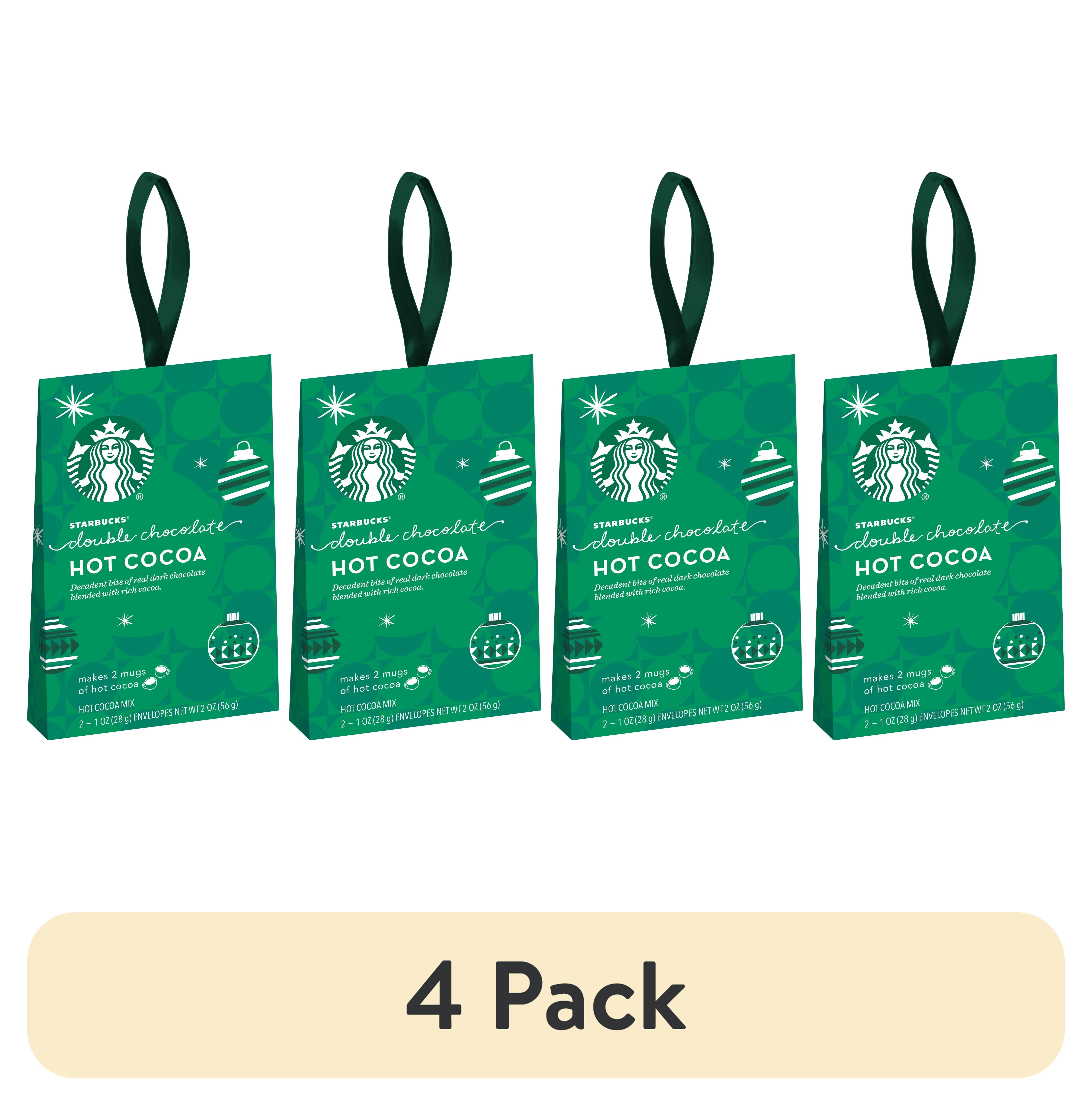 (4 pack) Starbucks Double Chocolate Ornament, 2 oz.