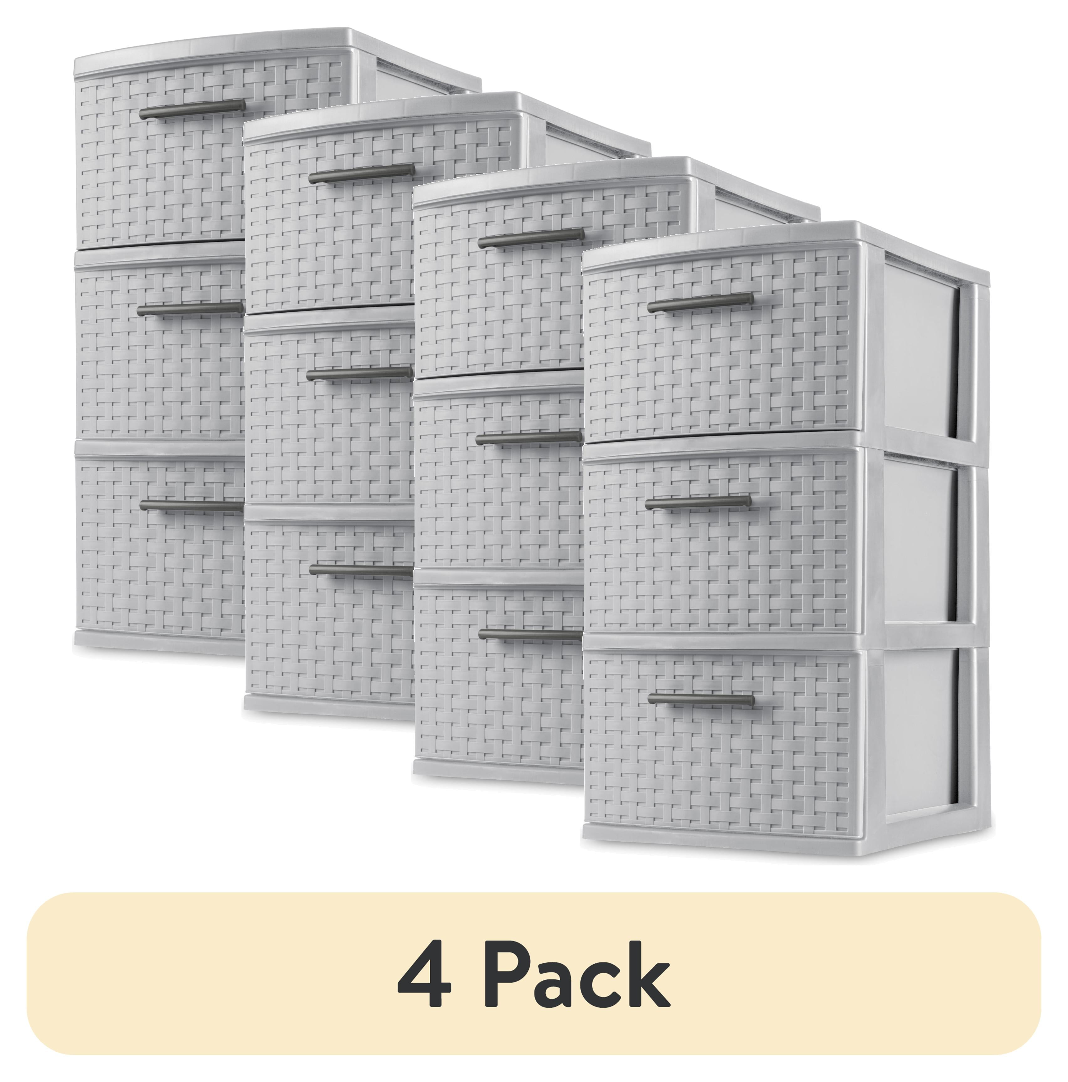 Plastic Drawer & Carts in Storage Containers | Gray - Walmart.com