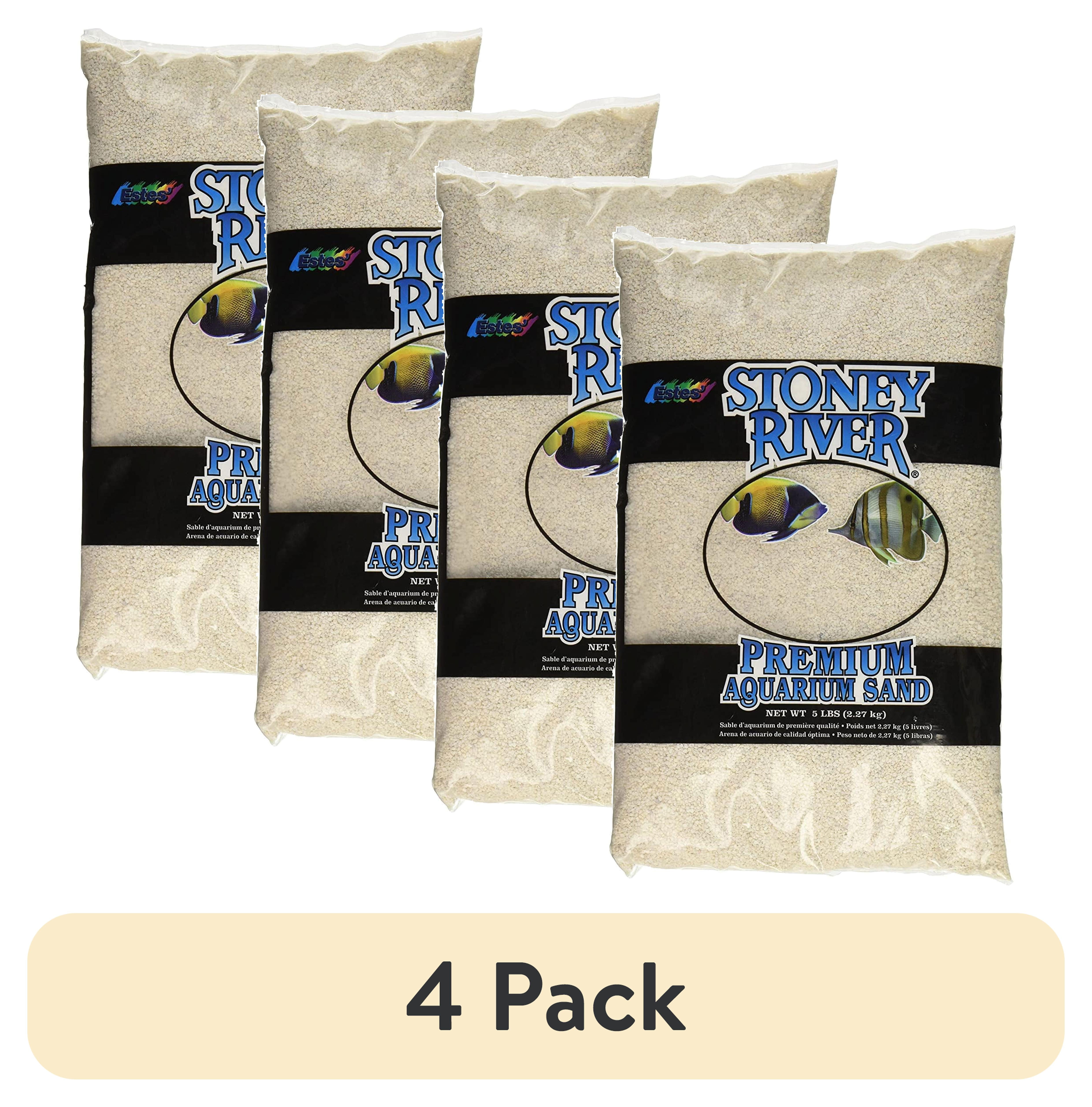 (4 pack) Stoney River White Aquatic Sand 5-Pound Bag