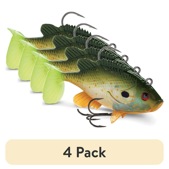 (4 pack) Storm WildEye Live Sunfish 2" Fishing Lure 1/4oz 3pcs