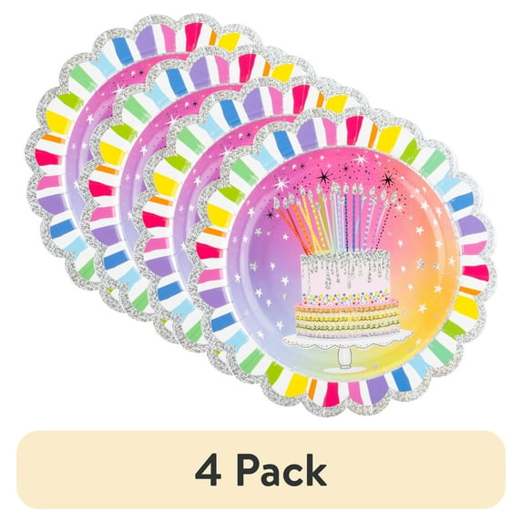 (4 pack) Strictly Fancy 7" 12 Count Cake Plate