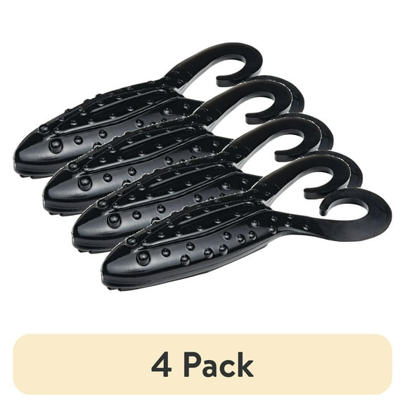 (4 pack) Strike King Gurgle Toad Black Soft Bait Lure