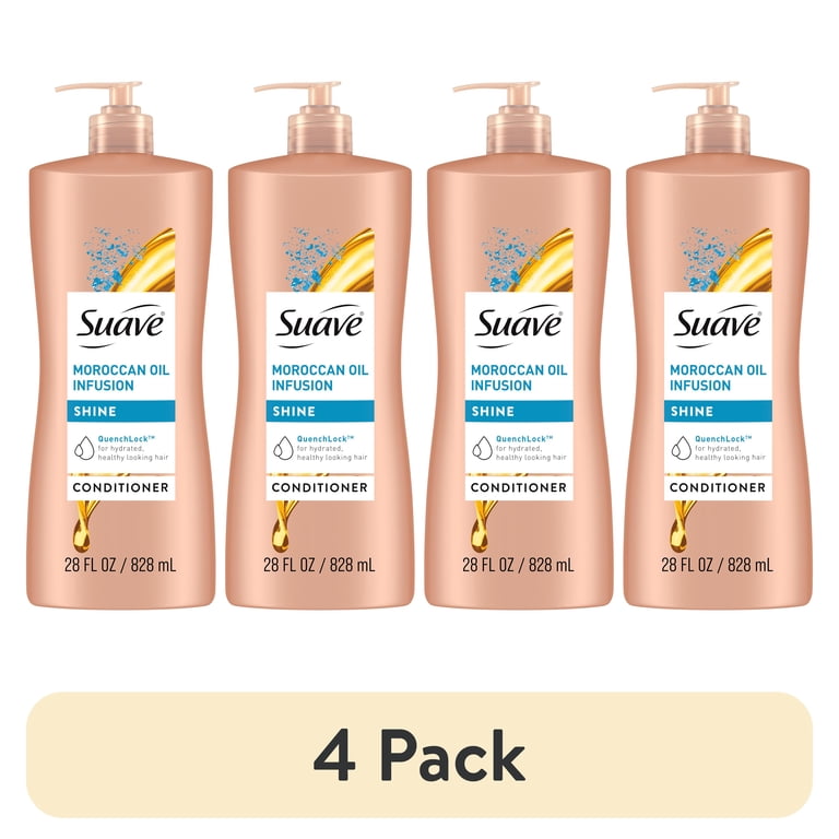 4 pack) Suave Professionals Moroccan Oil Infusion Conditioner with