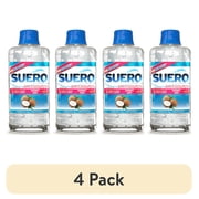 4 pack Suero Repone Coconut Electrolyte Drink, 1 Liter, For Children & Adults