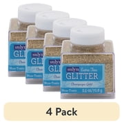 (4 pack) Sulyn Extra Fine Glitter for Crafts, Champagne Gold, 2.5 oz