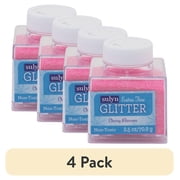 (4 pack) Sulyn Extra Fine Glitter for Crafts, Pink Cherry Blossom, 2.5 oz