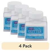 (4 pack) Sulyn Extra Fine Glitter for Crafts, White Crystal Diamond, 2.5 oz