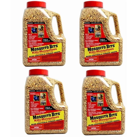 4-pack Summit Chemical, Inc. Mosquito Bits Bait - Mosquito Killer - 4 Pack, 30 oz — Residential Use, Standard Application
