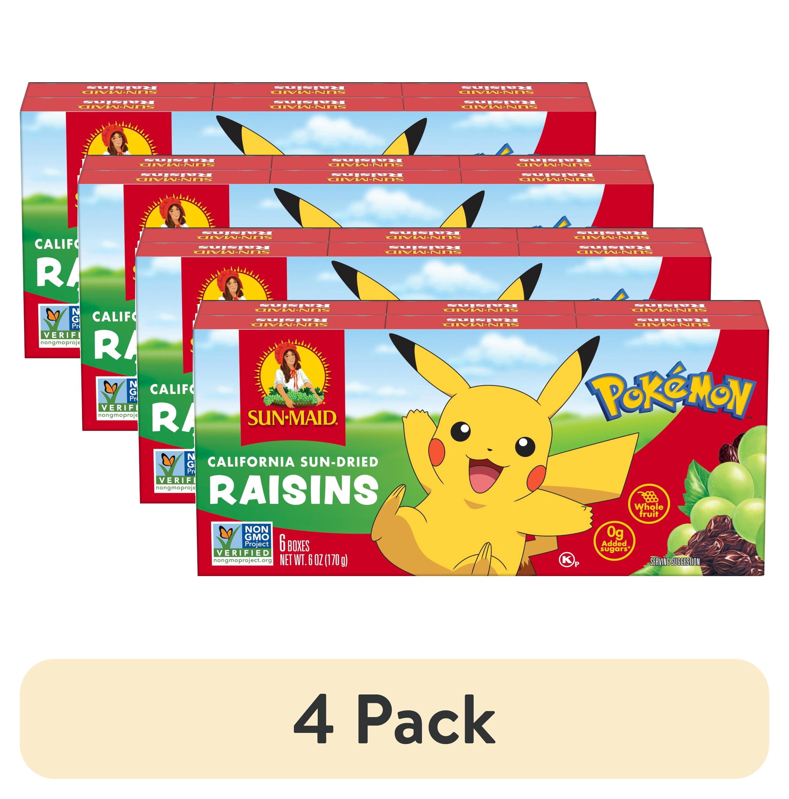 4 pack) Sun-Maid® California Sun-Dried Raisins 6-Pack/1oz Cartons
