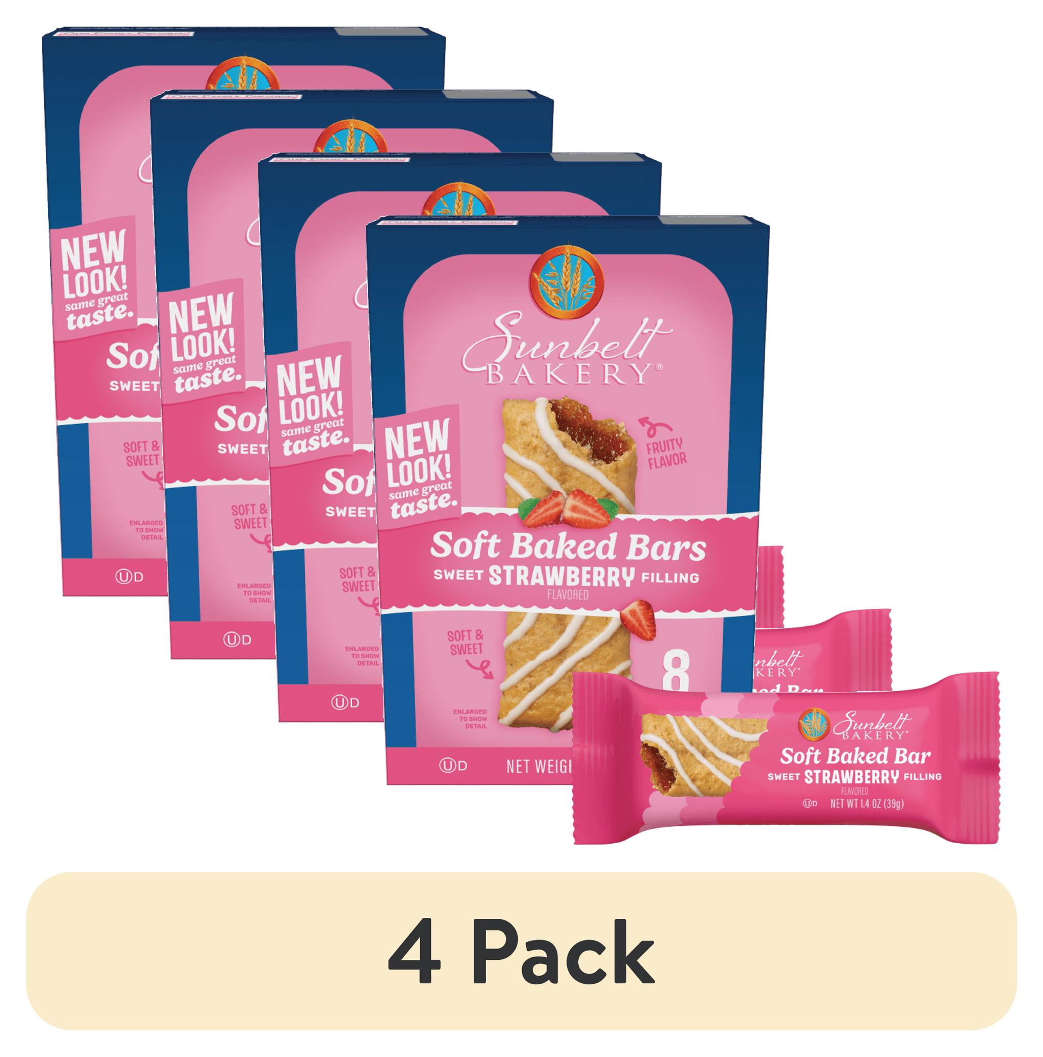 (4 pack) Sunbelt Bakery Strawberry Fruit & Grain Bars - 8ct
