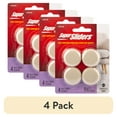 thumbnail image 1 of (4 pack) Super Sliders. 1-1/4 inch wide Round Self Stick Furniture Sliders. Beige, 4 Pack, 1 of 10