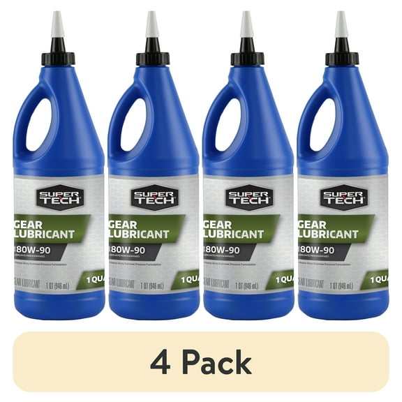 (4 pack) Super Tech 80W-90 Gear Oil