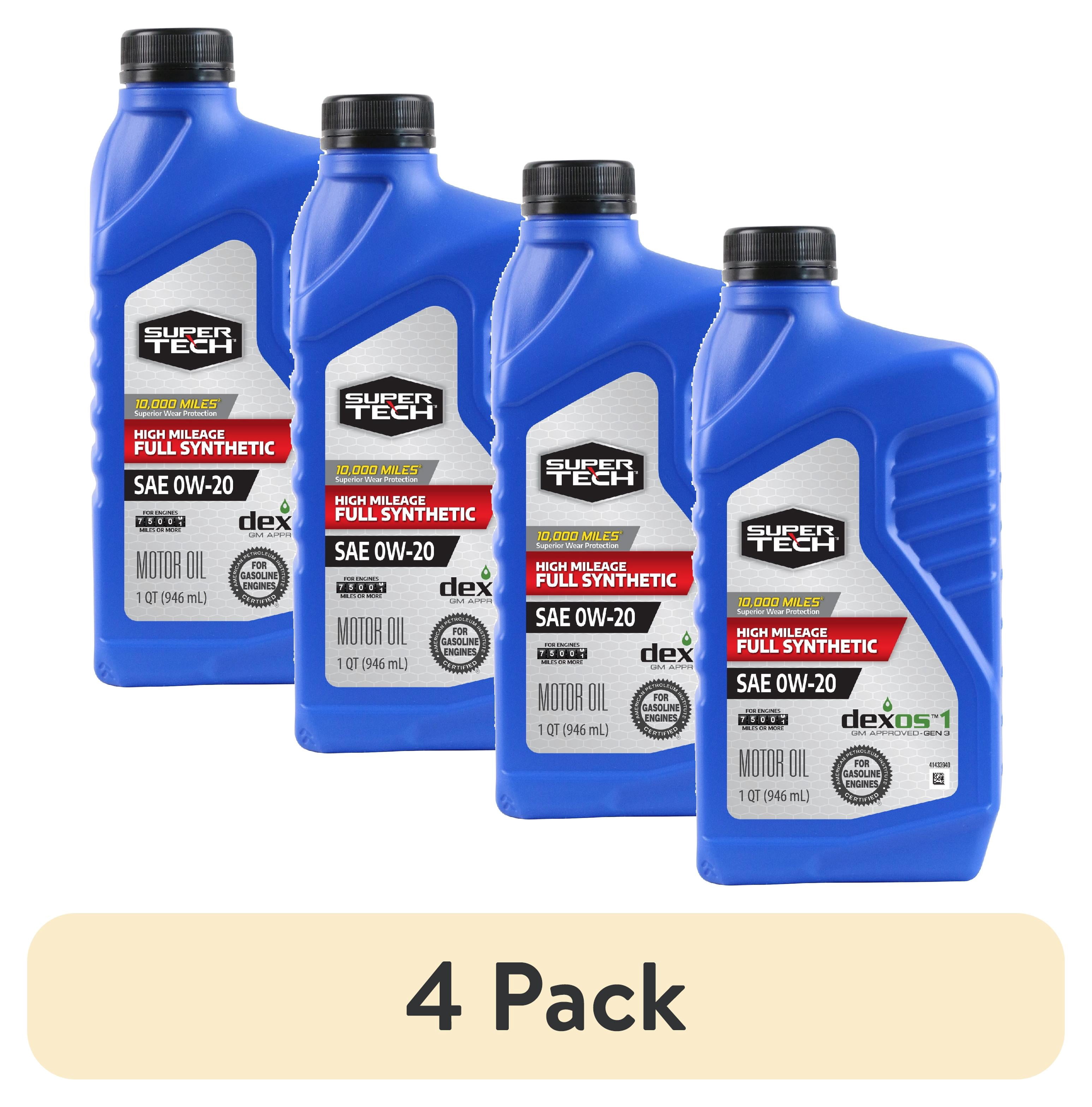 4-pack-Super-Tech-High-Mileage