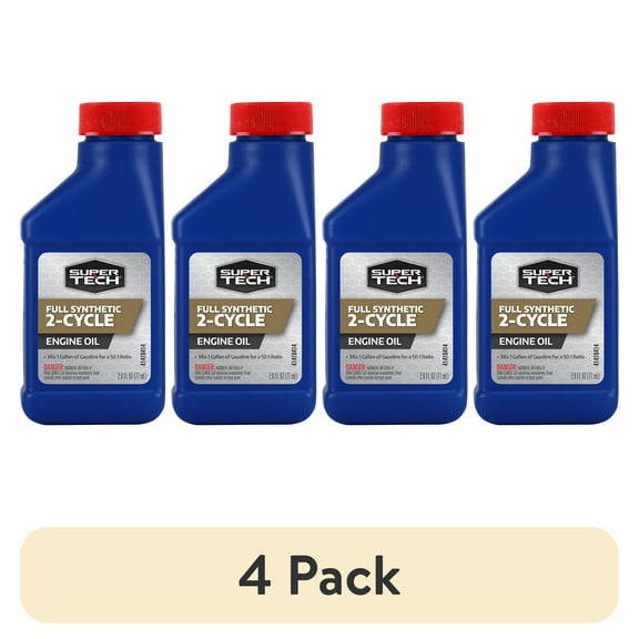 (4 pack) Super Tech Top Engine Performance, Synthetic Technology Full Synthetic Motor Oils, 2.6 fl oz 1 Pack